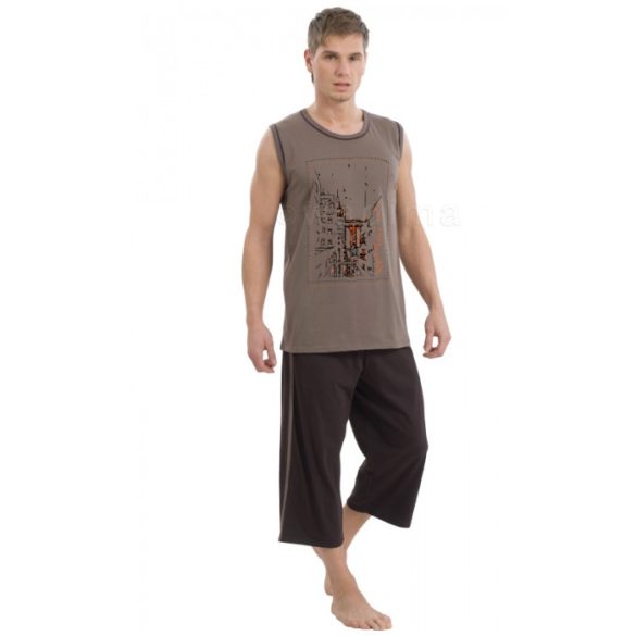 Wadima 20430 férfi halásznadrágos, ujjatlan pizsama (XL-es méret)