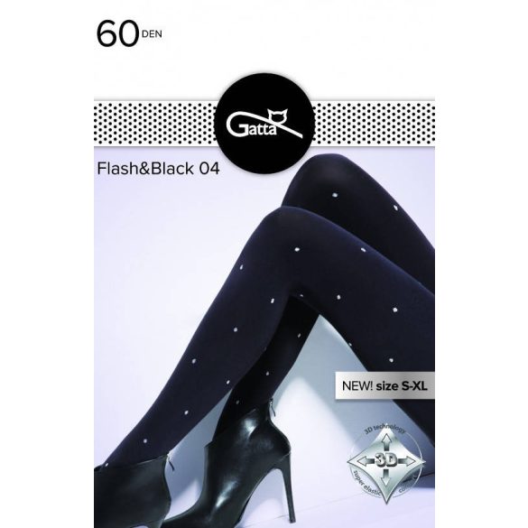 Gatta Flash & Black mintás harisnyanadrág