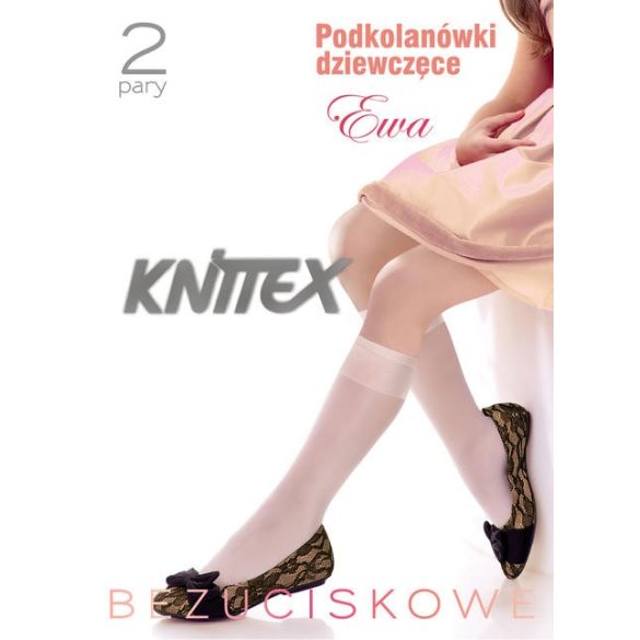 Knittex Eva gyermek elasztikus térdfix 2 páros csomagolásban